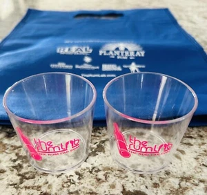 Miami Rum Congress “The Rum Lab” Reusable Gift Bag + 2 Plastic Shot Glasses Set - Picture 1 of 8