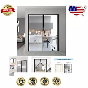 Versatile Magnetic Thermal Door Cover - Energy-Saving Design for Summer & Winter - Picture 1 of 9