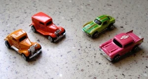 Rare Mattel Hot Wheels, Cool Man 57' Chevy  1:87 Scale, Set of 4 Great Condition - Picture 1 of 9