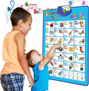Alphabet Wall Chart for Toddlers 1-3 | Abcs & 123S Kids Learning Toy | Education - Picture 1 of 11
