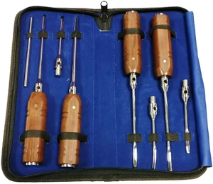 SS Equine Dental Interchangeable Elevator Set of 8 - Picture 1 of 1