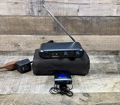 RadioShack FM Wireless Receiver W/ Power Adapter & Microphone 32-1257 Testd Read - Image 1 of 4