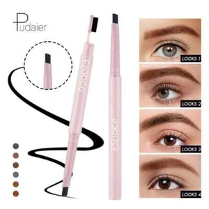 New Triangle Auto Rotate Dual-Head Eyebrow Pencil Dual-use Eyebrow Pen Cosmetics - Picture 1 of 14