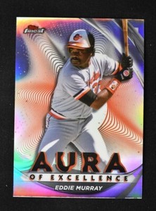 2022 Finest Aura of Excellence #AE-EM Eddie Murray - Baltimore Orioles