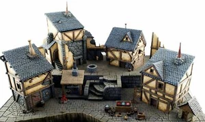 WWG Complete Fantasy Village – 28mm Medieval Wargaming Terrain Model Scenery - Picture 1 of 11