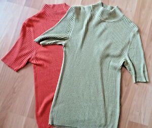 Franco Callegari, Pure Silk, 2xSeidenshirt, Stehkragen, edel, M
