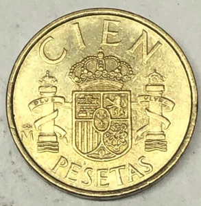 1982 CIEN (100) PESETAS Juan Carlos I Rey De Espana ~ KM#826 - Picture 1 of 2