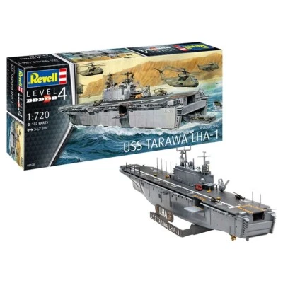 Revell #05170 1/720 LHA-1 Tarawa Assault Ship - Image 1 of 3