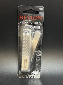 2-in-1 Revlon Herren Serie Dual-Ended Nagelknipser gebogen gerade Kante - Bild 1 von 4