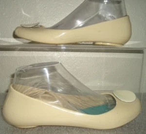 #30 Oka-B Women's Beige Ballet Flats Arch Support Shoes Size 7/37 - Picture 1 of 11