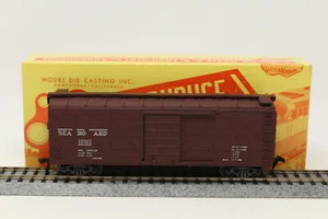 HO Roundhouse 40' Truss Side Box Car Seaboard 15511 Brown Built - Picture 1 of 9