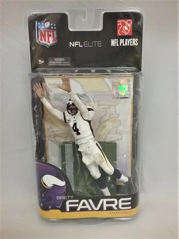 Brett Favre Minnesota Vikings McFarlane Action Figure NFL Elite Vikes NIB Cover
