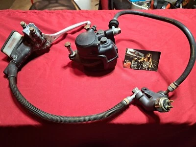 1978 Kawasaki KZ750B Complete Front Brake System OEM - Image 1 of 4