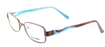 SKECHERS SE2116 049 Women's Eyeglasses Frames Petite 50-16-135 Satin Brown - Image 1 of 3