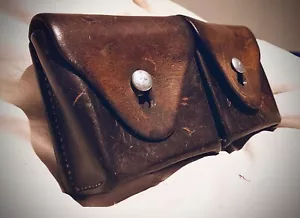 Schweizer Munitions - Gürteltasche - Echt Leder - 2WK - Bild 1 von 2