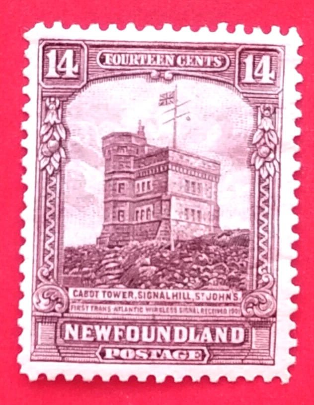 Canada Newfoundland #155 Labrador Publicity Issue 1 - Cabot Tower MNG - Image 1 of 1