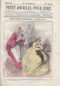 C1 SMALL NEWSPAPER FOR LAUGHTER 478 1860 GREVIN Luc Damourette RANDON Baric MARCELIN - Picture 1 of 1