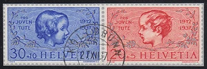 Schweiz Juventute Blockmarken Mi.Nr. 318-319 gestempelt Mi.Wert 56 € (B305) - Picture 1 of 2