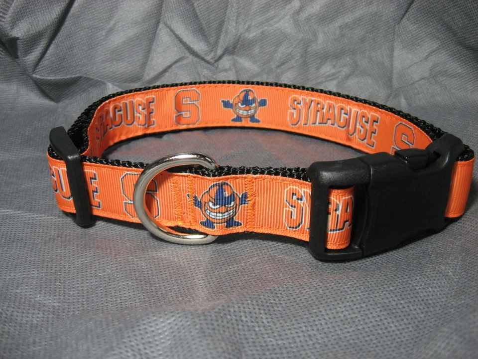 J & J ANIMAL PRODUCTS, SOUTH Syracuse Orangemen TM 1" Adj Dog Collar