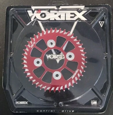 Vortex Cat 5 Red Aluminum 206ZR-33/ 33 teeth 420 pitch Rear Sprocket - Image 1 of 4