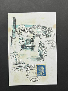 Seconde Guerre mondiale Seconde Guerre mondiale carte postale militaire allemande moto acier casque soldat