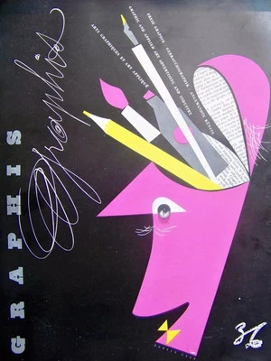 1951 + 36 + GRAPHIS + ROLEX + UNGARISCHE PLAKATE + TYPOGRAPHIK ARTS CHICAGO + - Bild 1 von 4