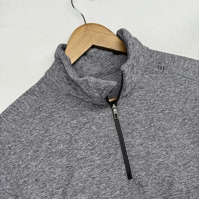 Lululemon Cuarto Cremallera Para Hombre Grande Gris Rendimiento Surge Simulado Entrenamiento Correr Foto 1 de 4