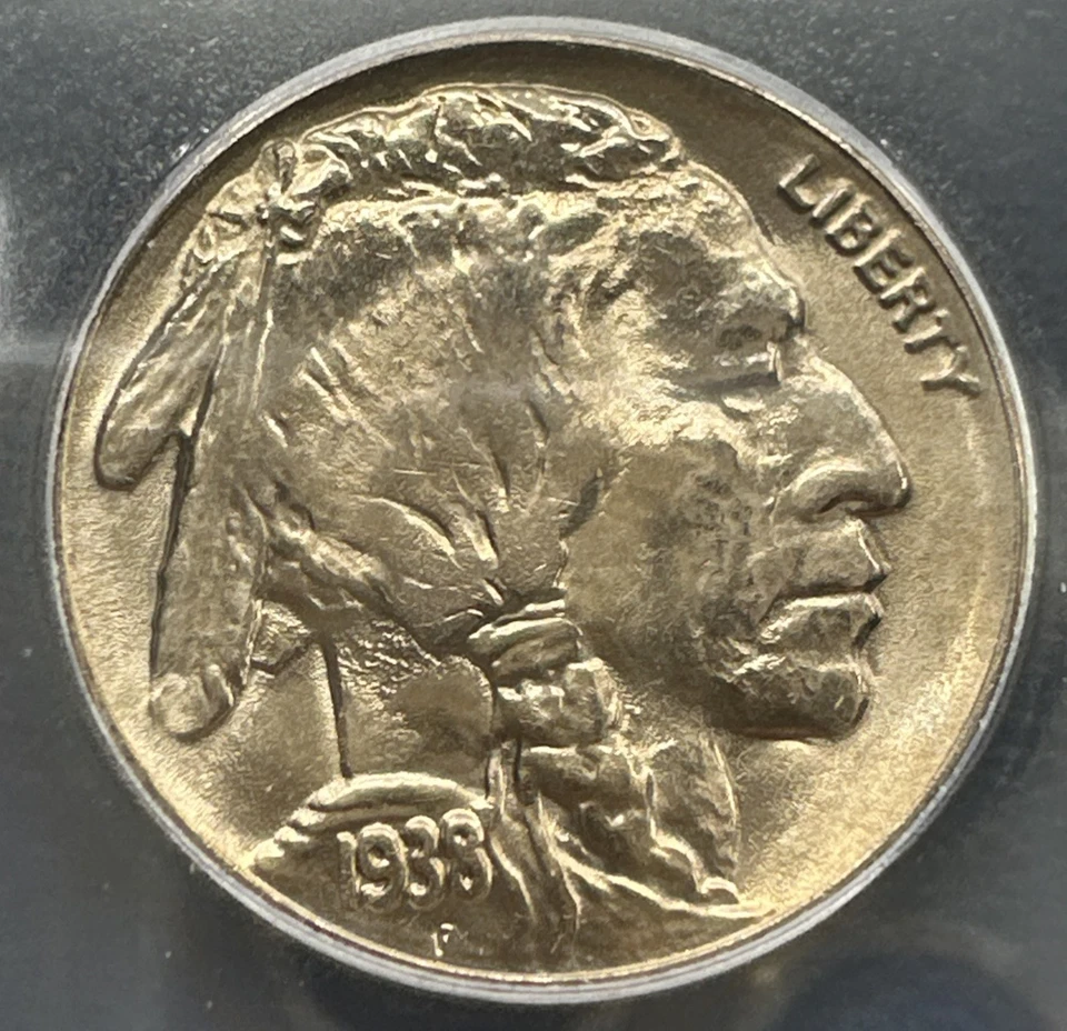 1938 D ICG MS66 Buffalo Nickel | Near Superb Gem BU - Image 1 of 4