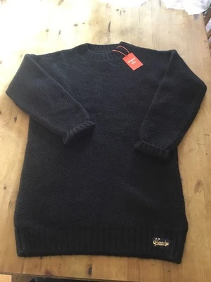 New Superdry Women’s Thick  Black Jumper, 14 - Image 1 of 4