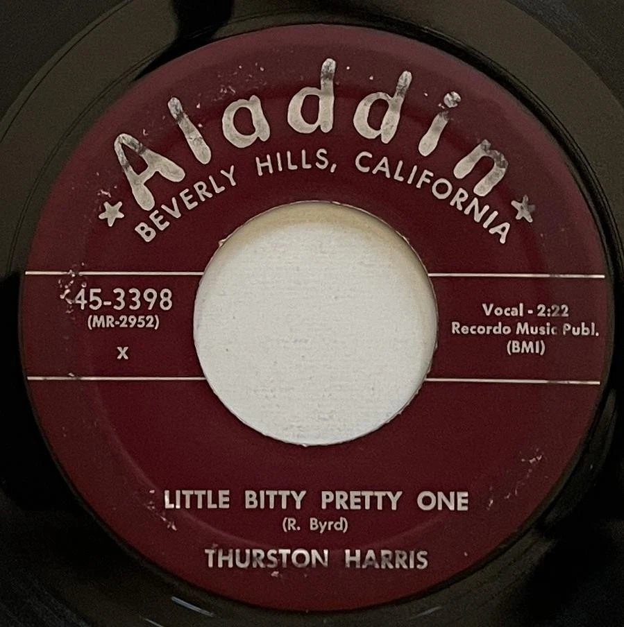 Thurston Harris Little Bitty Pretty One 45 rpm Aladdin R&B Rock & Roll vg- - Image 1 of 2