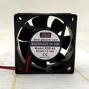 XDR XDR-60 DC24V 0.15A 6cm 6025 Inverter Cooling Fan - Picture 1 of 8