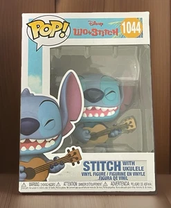 Funko Pop! #1044 Stitch With Ukulele-Disney Lilo & Stitch Vinyl Figure NIB - Picture 1 of 11