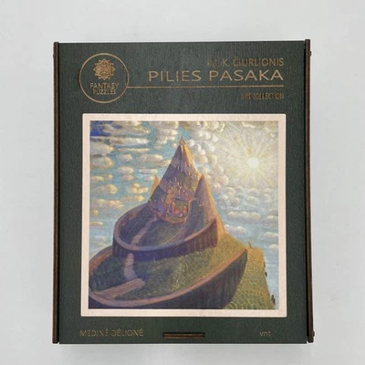 M.K. Čiurlionis La Favola Del Castello (Pilies Pasaka) Puzzle Di Legno XL - Immagine 1 di 4