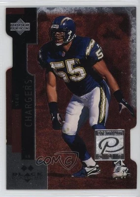 1998 Upper Deck Black Diamond Premium Cut Double Diamond Junior Seau #PC9 HOF - Image 1 of 2