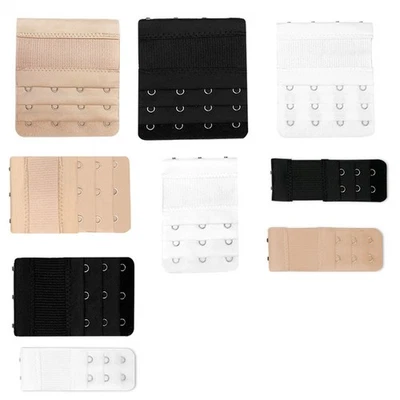  9pcs Bra Extender Hooks 3 Rows Elastic Bra Extenders Bra Extension Strap Bra - Image 1 of 4