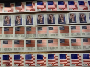 20 USPS selbstklebende Briefmarken für immer Erhalten Sie kostenlose Briefmarken - Bild 1 von 7