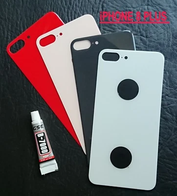 iPhone 8 Plus - Coperchio posteriore in VETRO  Foro GRANDE - Applicazione Facile - Immagine 1 di 2