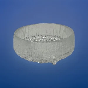 IITTALA ULTIMA THULE CRYSTAL FOOTED 4" BOWL. FINNISH. Tapio Wirkkala Design - Picture 1 of 8
