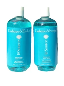 Crabtree & Evelyn La Source Duschgel BODY WASH 16,9 flüssige Unzen 2er-Set - Bild 1 von 1