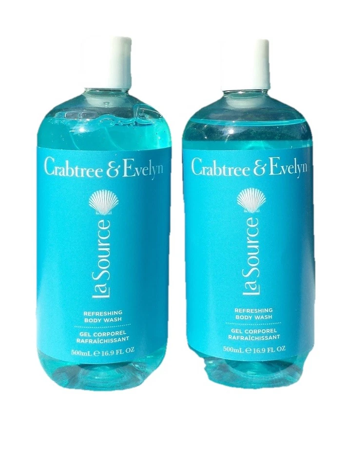 Гель для душа Crabtree & Evelyn La Source BODYWASH 16,9 жидких унции (2 упаковки) - Изображение 1 из 1