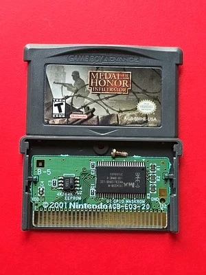 GBA Medal of Honor: Infiltrator Game Boy Advance Nintendo GBA Authentic Shooter - Image 1 of 4