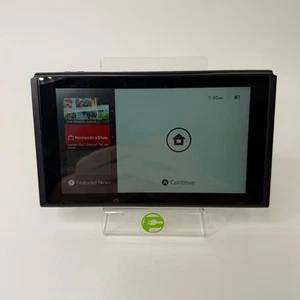 Nintendo Switch v1 Videospielkonsole nur HAC-001 Schwarz - Bild 1 von 10