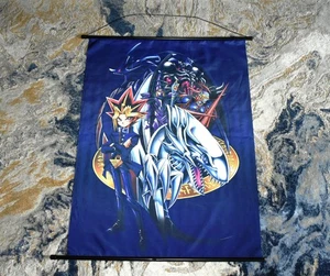 RARO ANIME VINTAGE Yu-Gi-Oh! Póster arte pared tela Yugioh años 2000 41"X29 - Imagen 1 de 14