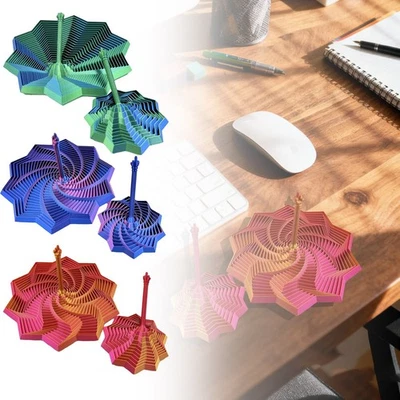 3D Printed Fidget Star Toy,Transformable Stress Relief Finger Toy&Knob Handle - Image 1 of 4