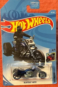 HOT WHEELS HW MOTO BLASTOUS MOTO BLU MOTO 10/250. VEDI OFFERTE COMBINATE! - Foto 1 di 1