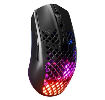 SteelSeries Aerox 3 Wireless - Holey RGB Gaming Mouse - Ultra-lightweight - Image 1 of 4