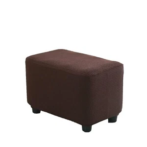 Ottoman Cover Rectangular, Small Rectangle Ottoman Slipcover, Stretch Ottoman... - Picture 1 of 5
