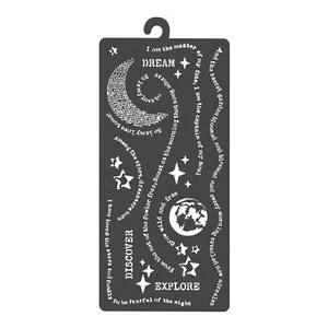 Stencil "Diario segreto - Diario sogno", 12 x 25 cm - Foto 1 di 2