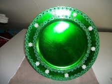 New listing
6Pc Hunter Green With Rhinestones Trim Plate Chargers