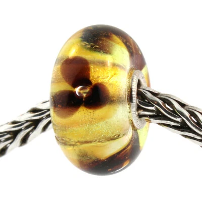 Auténtico Trollbeads Vidrio 61353 Flor Translúcida: 1 RETIRADO Foto 1 de 3